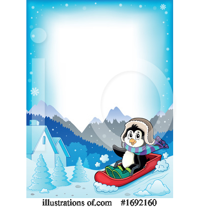 Royalty-Free (RF) Penguin Clipart Illustration by visekart - Stock Sample #1692160