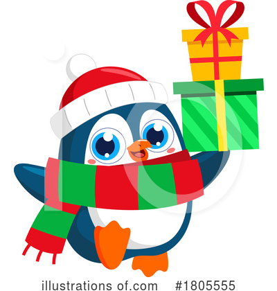 Penguin Clipart #1805555 by Hit Toon