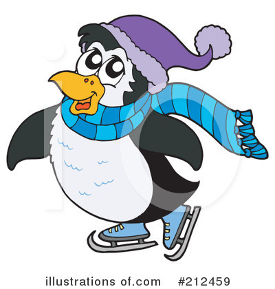 Royalty-Free (RF) Penguin Clipart Illustration by visekart - Stock Sample #212459