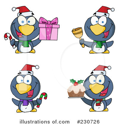 Royalty-Free (RF) Penguin Clipart Illustration by Hit Toon - Stock Sample #230726