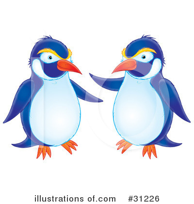 Royalty-Free (RF) Penguin Clipart Illustration by Alex Bannykh - Stock Sample #31226
