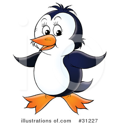 Royalty-Free (RF) Penguin Clipart Illustration by Alex Bannykh - Stock Sample #31227