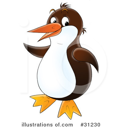 Royalty-Free (RF) Penguin Clipart Illustration by Alex Bannykh - Stock Sample #31230