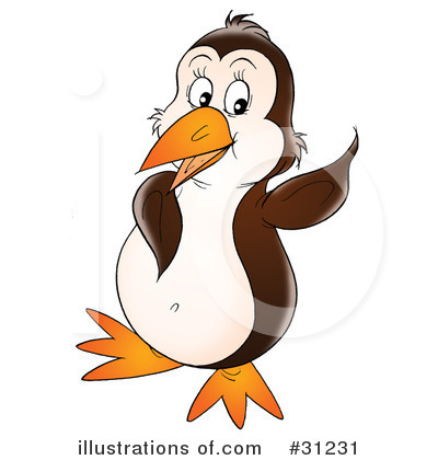 Royalty-Free (RF) Penguin Clipart Illustration by Alex Bannykh - Stock Sample #31231