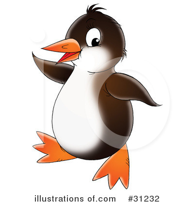 Royalty-Free (RF) Penguin Clipart Illustration by Alex Bannykh - Stock Sample #31232