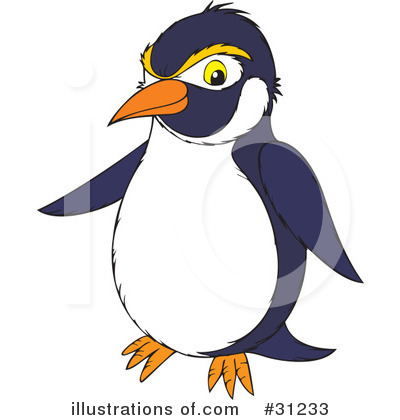 Royalty-Free (RF) Penguin Clipart Illustration by Alex Bannykh - Stock Sample #31233