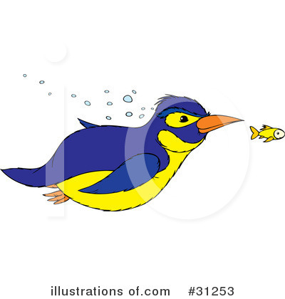 Royalty-Free (RF) Penguin Clipart Illustration by Alex Bannykh - Stock Sample #31253