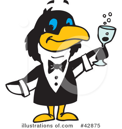 Penguins Clipart #42875 by Dennis Holmes Designs