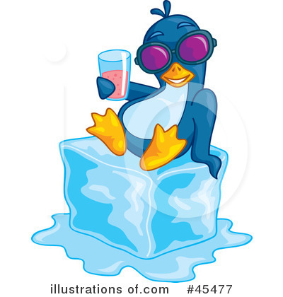 Royalty-Free (RF) Penguin Clipart Illustration by John Schwegel - Stock Sample #45477
