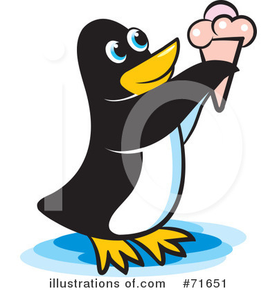 Royalty-Free (RF) Penguin Clipart Illustration by Lal Perera - Stock Sample #71651