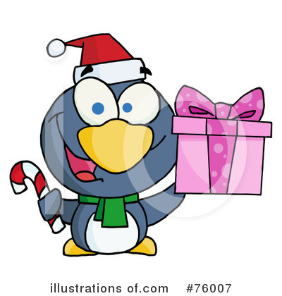 Royalty-Free (RF) Penguin Clipart Illustration by Hit Toon - Stock Sample #76007