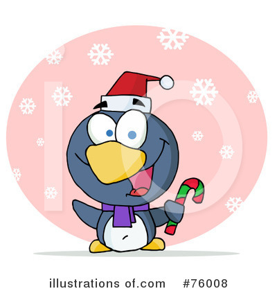 Royalty-Free (RF) Penguin Clipart Illustration by Hit Toon - Stock Sample #76008