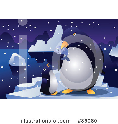 Royalty-Free (RF) Penguin Clipart Illustration by mayawizard101 - Stock Sample #86080