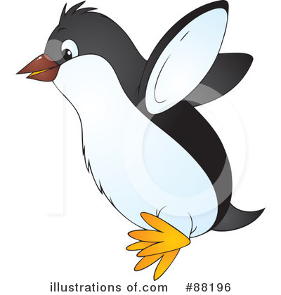 Royalty-Free (RF) Penguin Clipart Illustration by Alex Bannykh - Stock Sample #88196