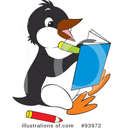 Royalty-Free (RF) Penguin Clipart Illustration by Alex Bannykh - Stock Sample #93972