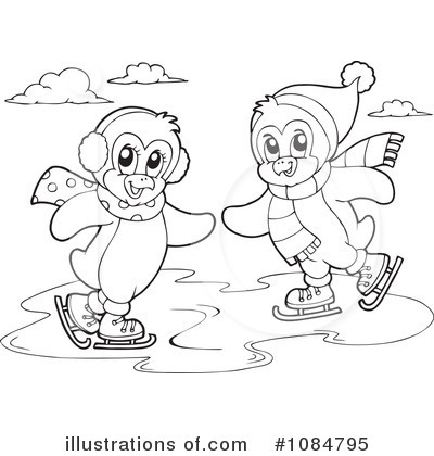 Ice Skating Clipart #1084795 by visekart