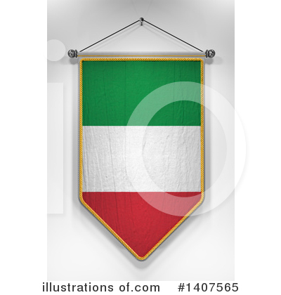 Royalty-Free (RF) Pennant Clipart Illustration by stockillustrations - Stock Sample #1407565