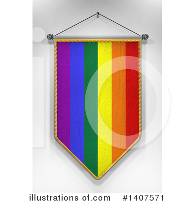 Royalty-Free (RF) Pennant Clipart Illustration by stockillustrations - Stock Sample #1407571