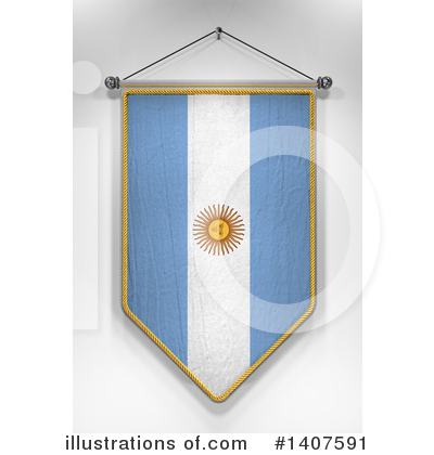 Royalty-Free (RF) Pennant Clipart Illustration by stockillustrations - Stock Sample #1407591