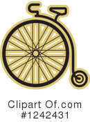 Penny Farthing Clipart #1242431 by Lal Perera