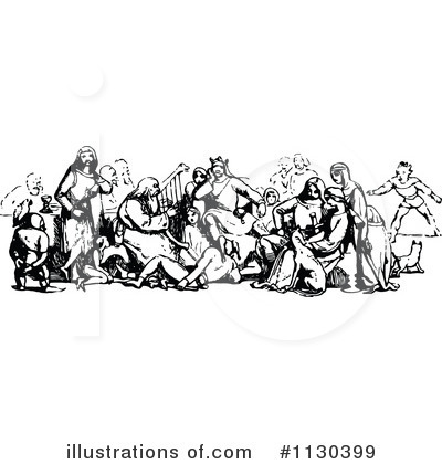 Royalty-Free (RF) People Clipart Illustration by Prawny Vintage - Stock Sample #1130399