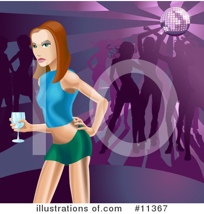 Dance Clipart #11367 by AtStockIllustration