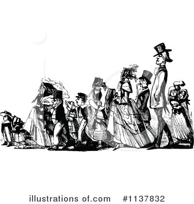 Royalty-Free (RF) People Clipart Illustration by Prawny Vintage - Stock Sample #1137832