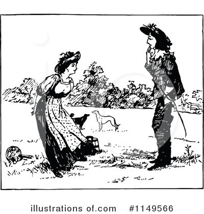 Royalty-Free (RF) People Clipart Illustration by Prawny Vintage - Stock Sample #1149566