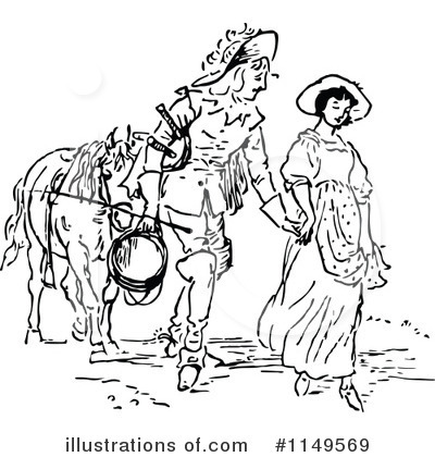 Royalty-Free (RF) People Clipart Illustration by Prawny Vintage - Stock Sample #1149569