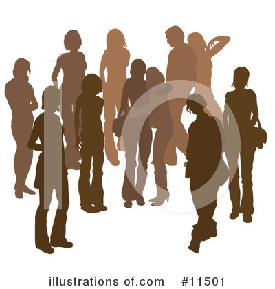 Crowd Clipart #11501 by AtStockIllustration