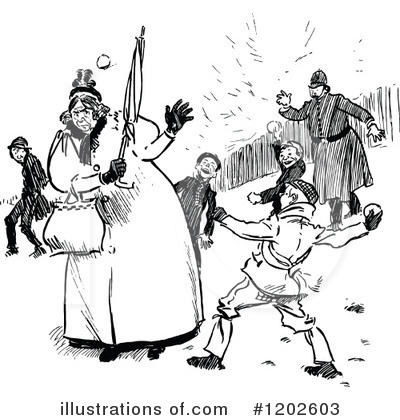 Royalty-Free (RF) People Clipart Illustration by Prawny Vintage - Stock Sample #1202603