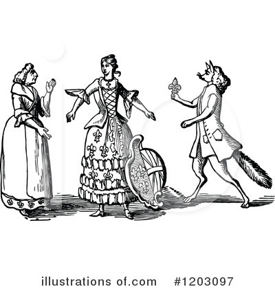 Royalty-Free (RF) People Clipart Illustration by Prawny Vintage - Stock Sample #1203097