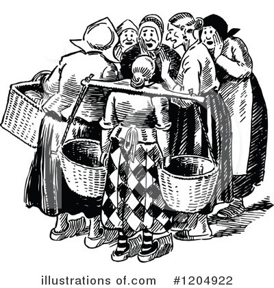 Royalty-Free (RF) People Clipart Illustration by Prawny Vintage - Stock Sample #1204922