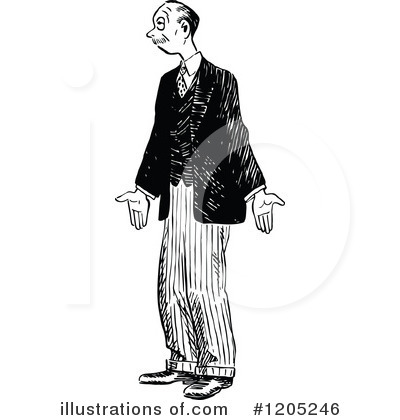 Royalty-Free (RF) People Clipart Illustration by Prawny Vintage - Stock Sample #1205246