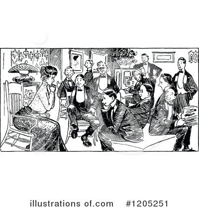Royalty-Free (RF) People Clipart Illustration by Prawny Vintage - Stock Sample #1205251
