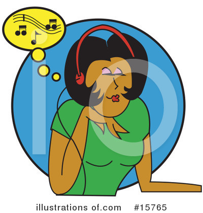 Listening To Music Clipart #15765 by Andy Nortnik