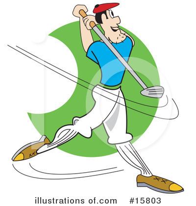 Golfing Clipart #15803 by Andy Nortnik