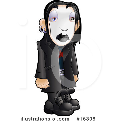 Goth Clipart #16308 by AtStockIllustration