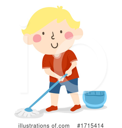 Mopping Clipart #1715414 by BNP Design Studio
