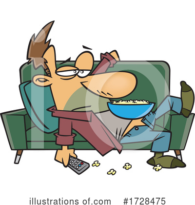 Lazy Clipart #1728475 by toonaday