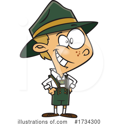 German Clipart #1734300 by toonaday