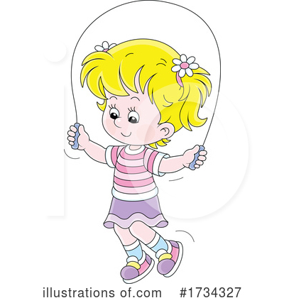 Girl Clipart #1734327 by Alex Bannykh