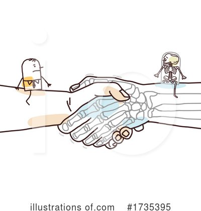 Handshake Clipart #1735395 by NL shop