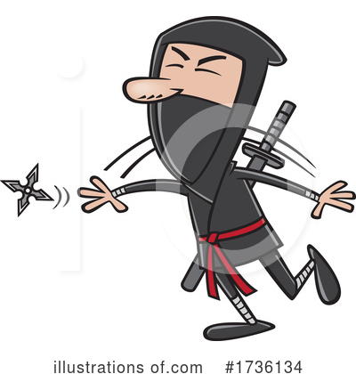 Ninja Clipart #1736134 by toonaday