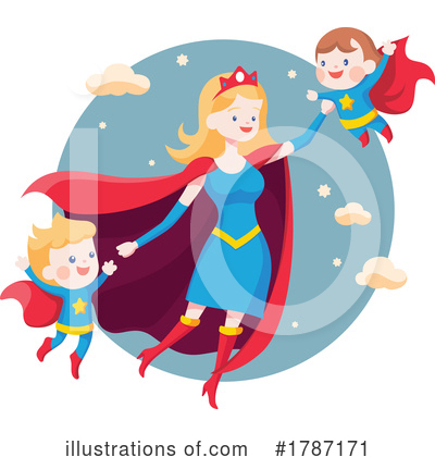 Super Mom Clipart #1787171 by beboy