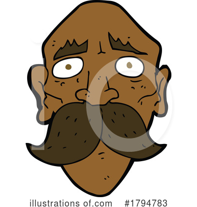 Mustache Clipart #1794783 by lineartestpilot