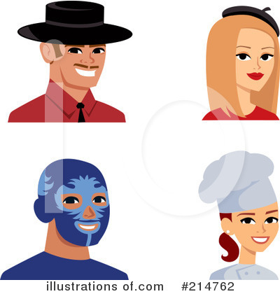 Royalty-Free (RF) People Clipart Illustration by Monica - Stock Sample #214762