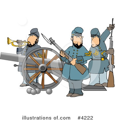 Union Soldier Clipart #5470 - Illustration by djart