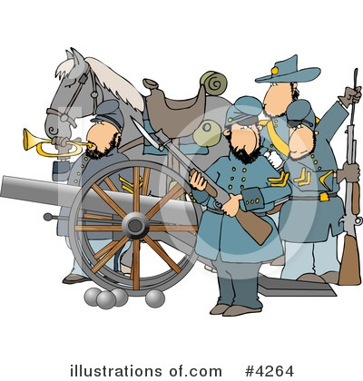 Civil War Clipart #104248 - Illustration by BestVector