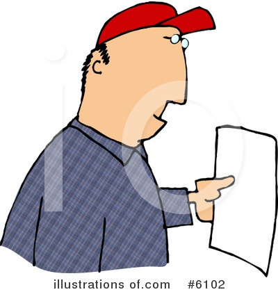 Reading Clipart #6102 by djart